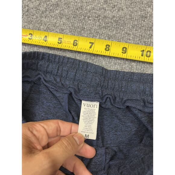 Vuori Pants M Heather Blue Stretch Gym Activewear Ponto Performance Athletic Run - Picture 12 of 15